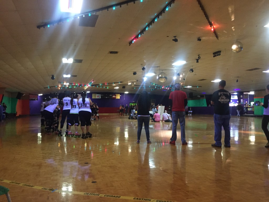 Roller Derby! Badly captured for posterity.