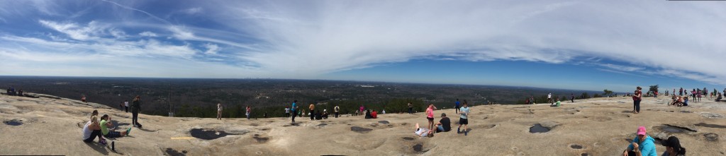 Can't complain about the view from the top.