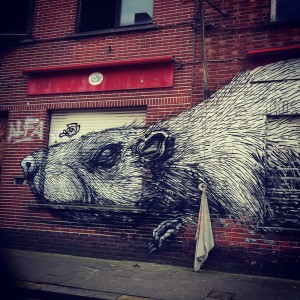 street art at Doel 