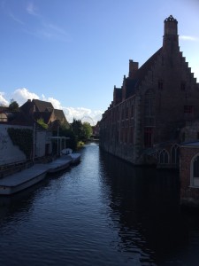 More canals in Bruges.