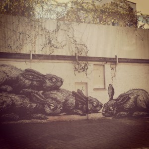 Street art in Ghent.