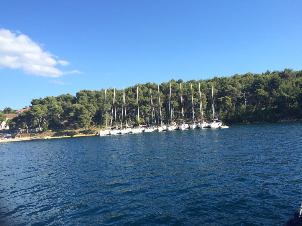 The flotilla. Minus Sipnata, since we were having anchor related problems.