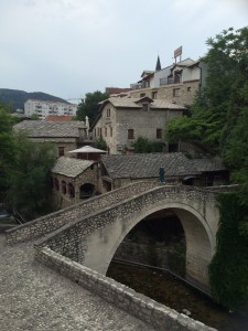Not the actual bridge. Another one over the canal.  The actual bridge had a healthy coating of tourists and was less photogenic.