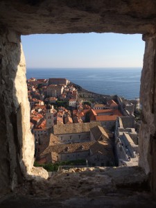 View from the city walls.