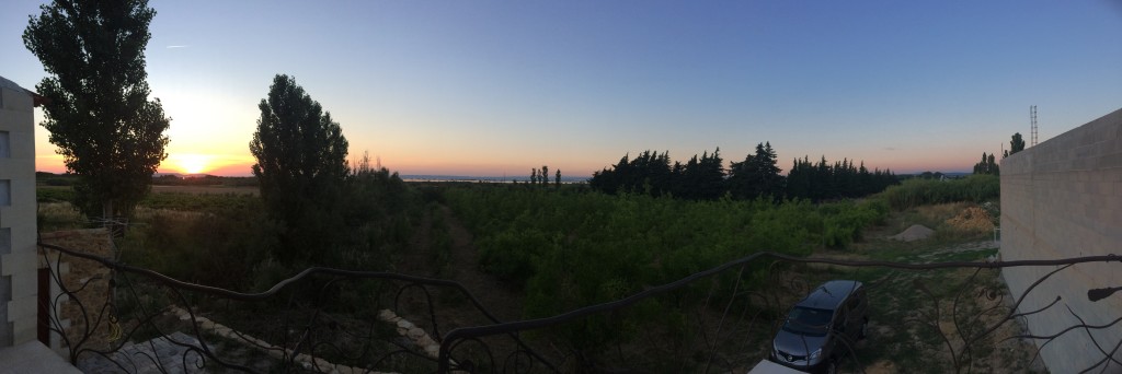 Twilight from the gite.