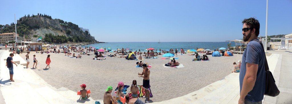 Our beach at Sausette Le Pins