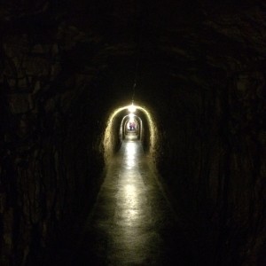 Not necessarily well lit.