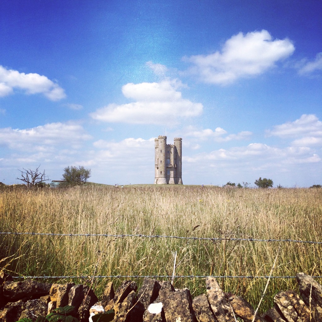 Broadway Tower. Built because Lady Coventry wanted to know if she could see a beacon on this hill from her house. Right...