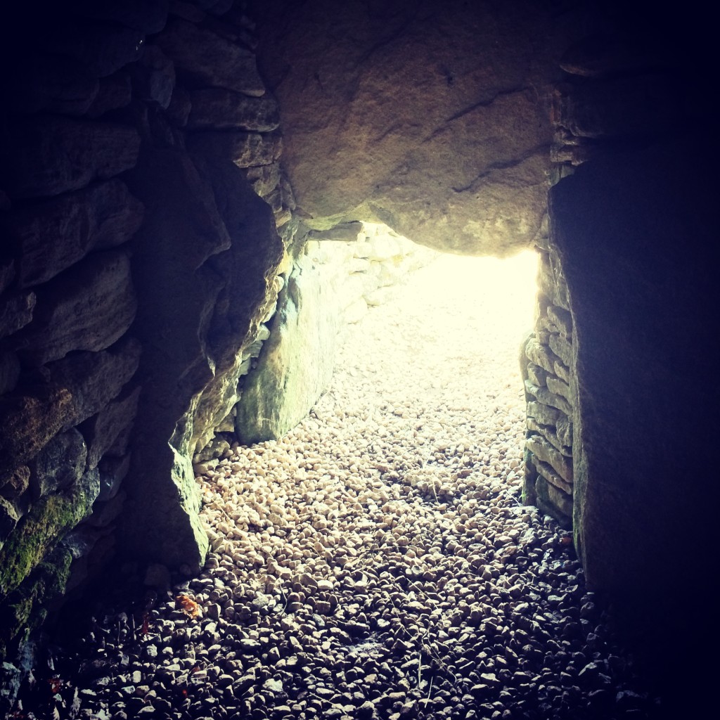 Inside a barrow. Because, why not?