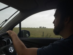 Not an impressive photo, by any means. But, Stonehenge was like...just...over...there.