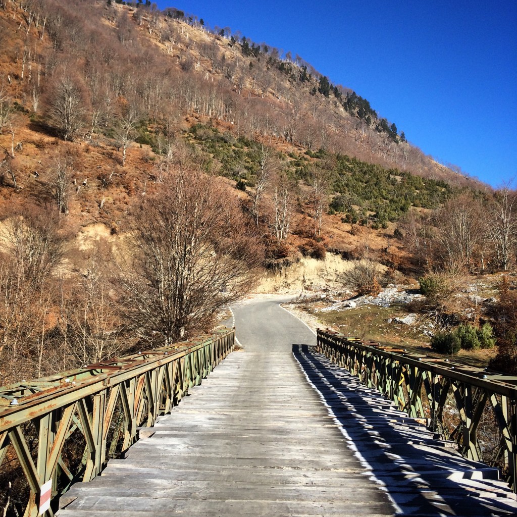 Proof that some of the road in northern Albania is sealed.