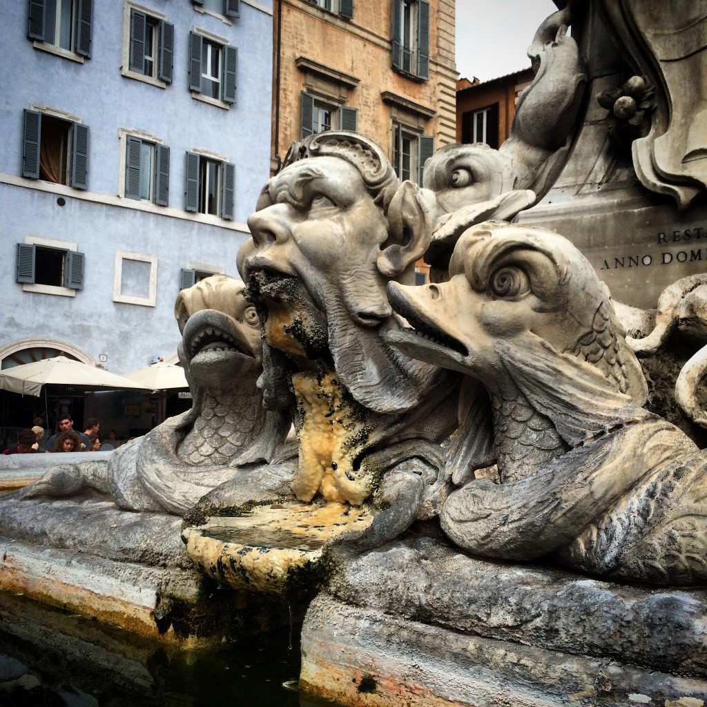 Fontana Del Pantheon..Looks a bit like Donald Duck...
