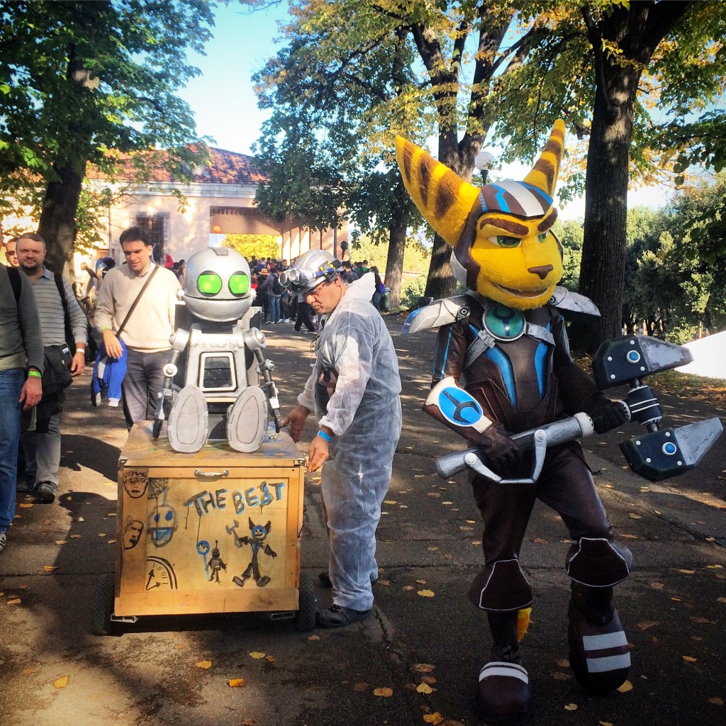 While strolling the city walls...