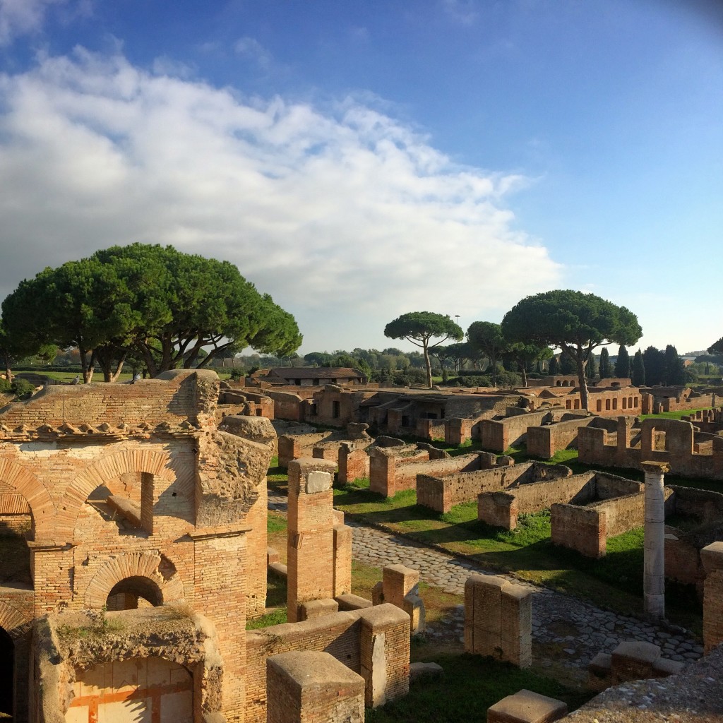 Ostia Antica, or what remains of it.