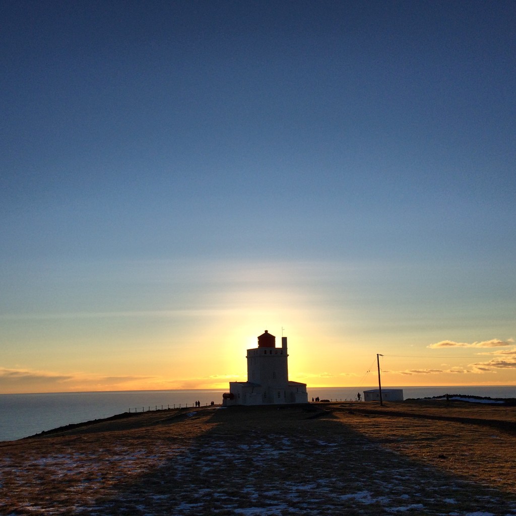 Catching the sun start to set before heading out for a bit of a glacier hike.